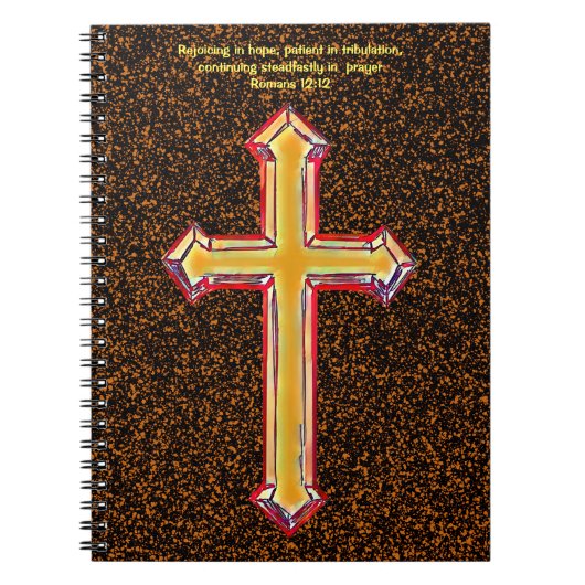 Kruis van Geloof Gebed Tijdschrift Bijbel Verzen S Notitieboek (Voorkant)