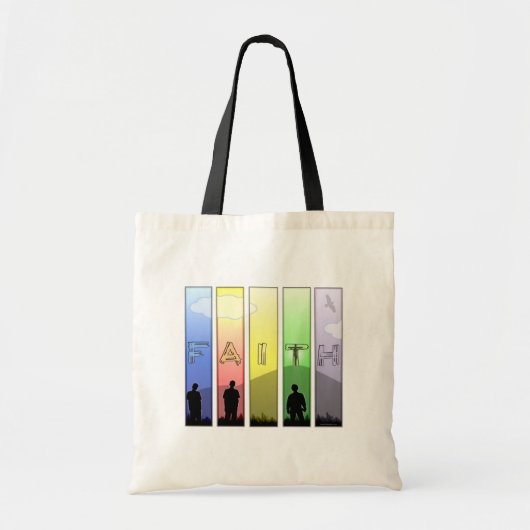 Kruis van geloof tote bag (Voorkant)