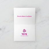 Kruis van Harten Bedankkaart (Binnen)