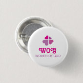 Kruis van Harten Ronde Button 3,2 Cm (Voorkant /achterkant)