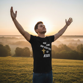Kruis van het christelijk geloof t-shirt