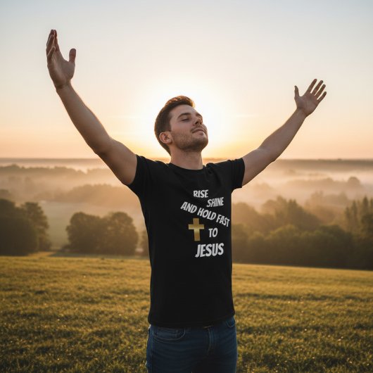Kruis van het christelijk geloof t-shirt