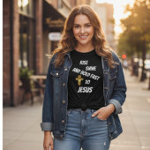 Kruis van het christelijk geloof t-shirt
