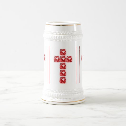 kruis van het hart bierpul (Center)