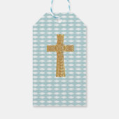 Kruis van het Licht Jezus Christus dank u Cadeaulabel (Achterkant)
