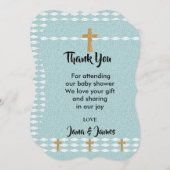 Kruis van het Licht Jezus Christus dank u Kaart (Voorkant / Achterkant)