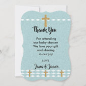 Kruis van het Licht Jezus Christus dank u Kaart (Voorkant)