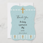 Kruis van Jezus Christus bedankt Kaart (Voorkant)