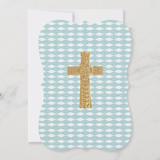 Kruis van Jezus Christus bedankt Kaart (Achterkant)