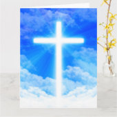 Kruis van Jezus Christus  Kaart (Gele Bloem)