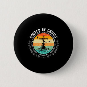 Kruis van Jezus Gebed Bijbelvers Christelijk Gewor Ronde Button 5,7 Cm