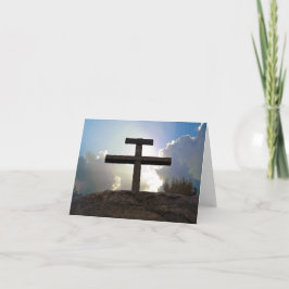 Kruis van Jezus Kruisiging Golgotha Nota Kaart Art