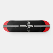 Kruis van Jezus Persoonlijk Skateboard (Horizontaal)