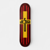 Kruis van Jezus Persoonlijk Skateboard (Voorkant)
