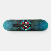 Kruis van Jezus Persoonlijk Skateboard (Horizontaal)