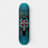 Kruis van Jezus Persoonlijk Skateboard (Voorkant)