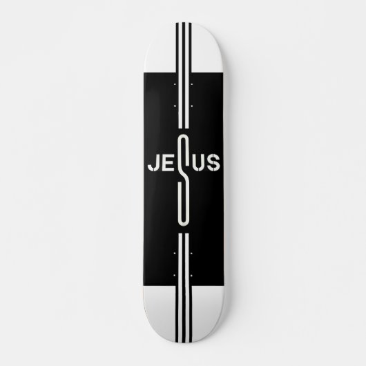 Kruis van Jezus Persoonlijk Skateboard (Voorkant)
