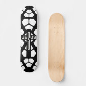 Kruis van Jezus Persoonlijk Skateboard (Voorkant)