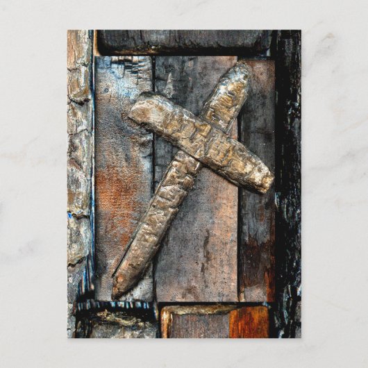 Kruis van kracht briefkaart (Voorkant)