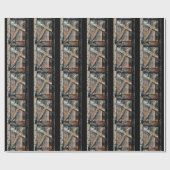 Kruis van kracht cadeaupapier (Vlak)