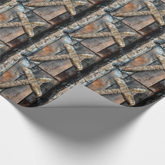 Kruis van kracht cadeaupapier (Hoek)