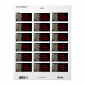 Kruis van kracht etiket (Full Sheet)