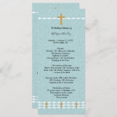 Kruis van Licht Jezus Christus ceremonie Programma Programmakaart (Voorkant / Achterkant)