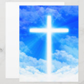 Kruis van Licht Jezus Christus  Christelijk (Voorkant / Achterkant)