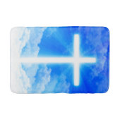 Kruis van Licht Jezus Christus Christelijk Badmat (Voorkant)