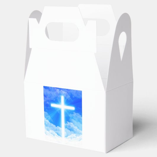 Kruis van Licht Jezus Christus Christelijk Bedankdoosjes (Geopend)