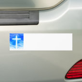 Kruis van Licht Jezus Christus Christelijk Bumpersticker (Op auto)