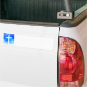 Kruis van Licht Jezus Christus Christelijk Bumpersticker (Op Truck)
