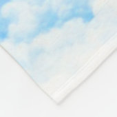 Kruis van Licht Jezus Christus  Christelijk Fleece Deken (Hoek)