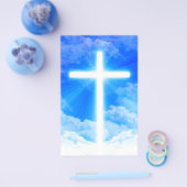 Kruis van Licht Jezus Christus  Christelijk Flyer (Enkel)