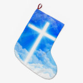 Kruis van Licht Jezus Christus  Christelijk Grote Kerstsok (Voorkant (Hangend))