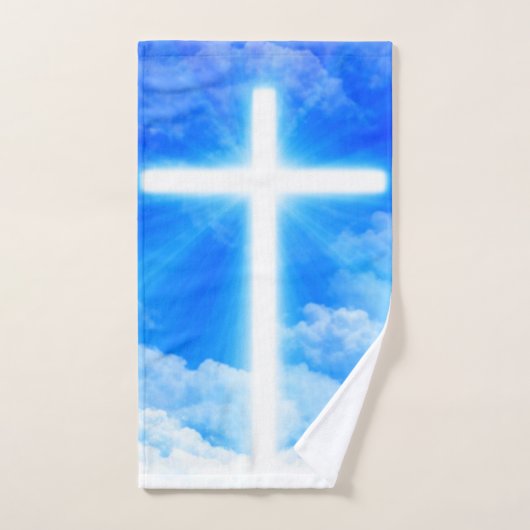 Kruis van Licht Jezus Christus Christelijk Handdoek (Handdoek)