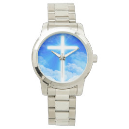 Kruis van Licht Jezus Christus Christelijk Horloge