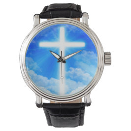 Kruis van Licht Jezus Christus Christelijk Horloge