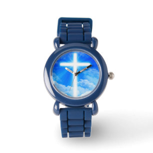 Kruis van Licht Jezus Christus  Christelijk Horloge