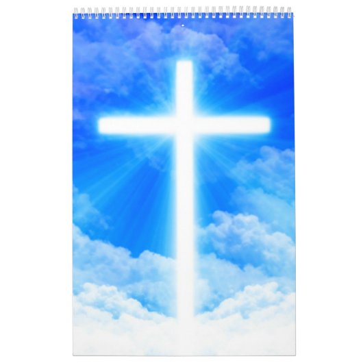 Kruis van Licht Jezus Christus Christelijk Kalender (Hoes)