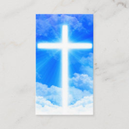 Kruis van Licht Jezus Christus  Christelijk Kortingskaartje