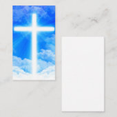 Kruis van Licht Jezus Christus Christelijk Kortingskaartje (Voorkant / Achterkant)