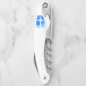 Kruis van Licht Jezus Christus  Christelijk Kurkentrekker (Achterkant)