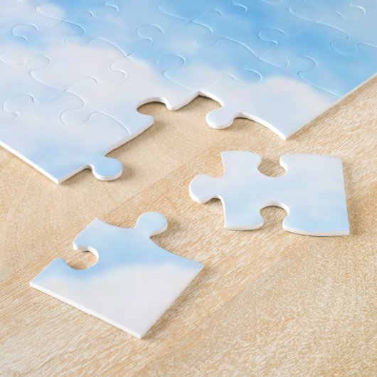 Kruis van Licht Jezus Christus Christelijk Legpuzzel (Zijkant)