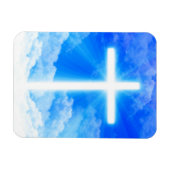 Kruis van Licht Jezus Christus Christelijk Magneet (Horizontaal)