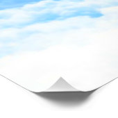 Kruis van Licht Jezus Christus  Christelijk Perfect Poster (Hoek)