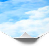 Kruis van Licht Jezus Christus  Christelijk Perfect Poster (Hoek)