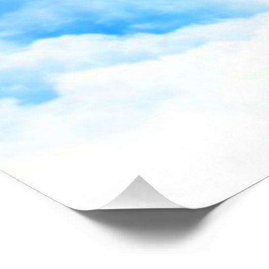 Kruis van Licht Jezus Christus  Christelijk Perfect Poster (Hoek)