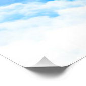 Kruis van Licht Jezus Christus  Christelijk Perfect Poster (Hoek)