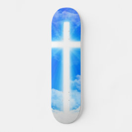 Kruis van Licht Jezus Christus Christelijk Persoonlijk Skateboard